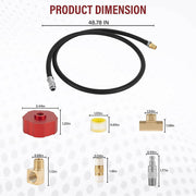 DURAFORCE HND1.2CD Dual System Extended Run Generator Fuel Kit For Honda EU1000i, EU2000i