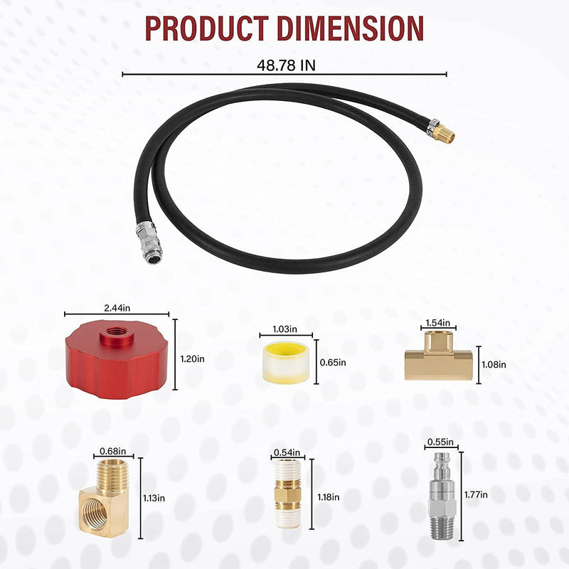 DURAFORCE HND1.2CD Dual System Extended Run Generator Fuel Kit For Honda EU1000i, EU2000i