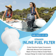 DURAFORCE Oil Filter For Yamaha 115 130 150 175 200 225HP 646-24251-02-00 646-24251-01-00