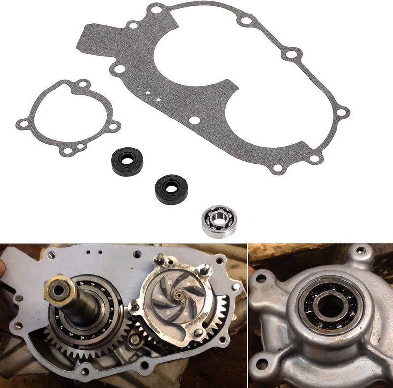 DURAFORCE For Polaris Water Pump Rebuild Kit Bearing, Seal & Gaskets 400 & 400L 2 Stroke