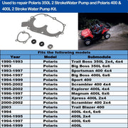 DURAFORCE For Polaris Water Pump Rebuild Kit Bearing, Seal & Gaskets 400 & 400L 2 Stroke