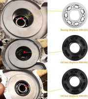 DURAFORCE For Polaris Water Pump Rebuild Kit Bearing, Seal & Gaskets 400 & 400L 2 Stroke