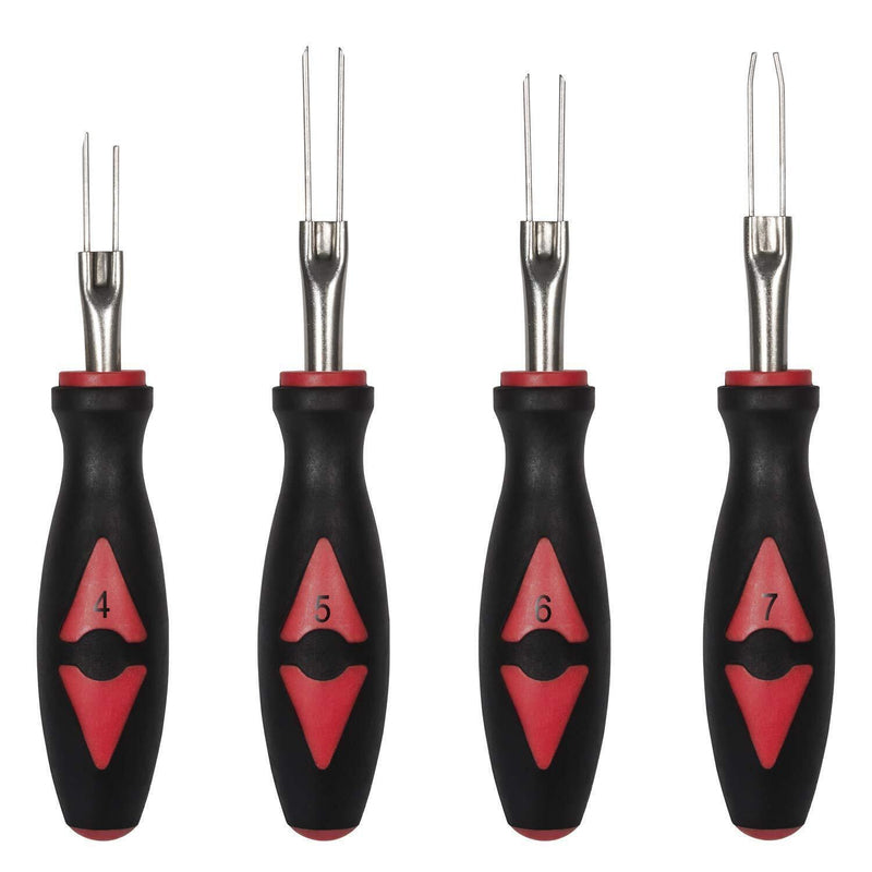 DURAFORCE Universal Wire Terminal Electrical Connector Crimp Pin Removal Release Tool Kit