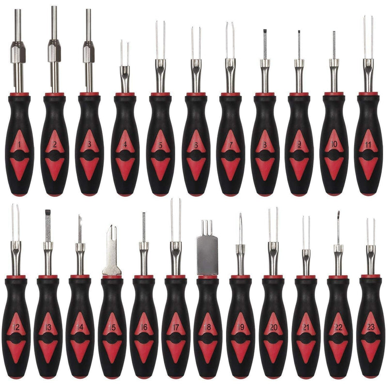 DURAFORCE Universal Wire Terminal Electrical Connector Crimp Pin Removal Release Tool Kit