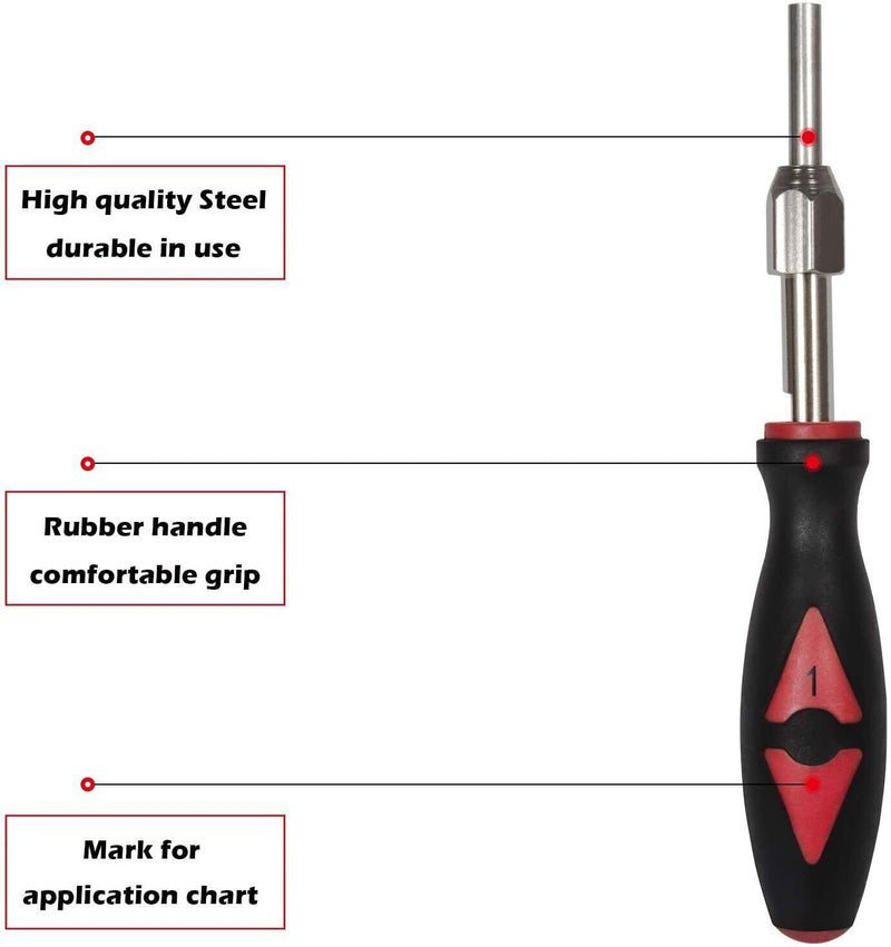 DURAFORCE Universal Wire Terminal Electrical Connector Crimp Pin Removal Release Tool Kit