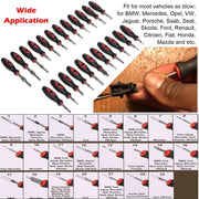 DURAFORCE Universal Wire Terminal Electrical Connector Crimp Pin Removal Release Tool Kit