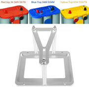 DURAFORCE 551181 Universal Billet Battery Tray Hold Down Trunk Relocation Box Optima Mount