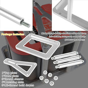 DURAFORCE 551181 Universal Billet Battery Tray Hold Down Trunk Relocation Box Optima Mount