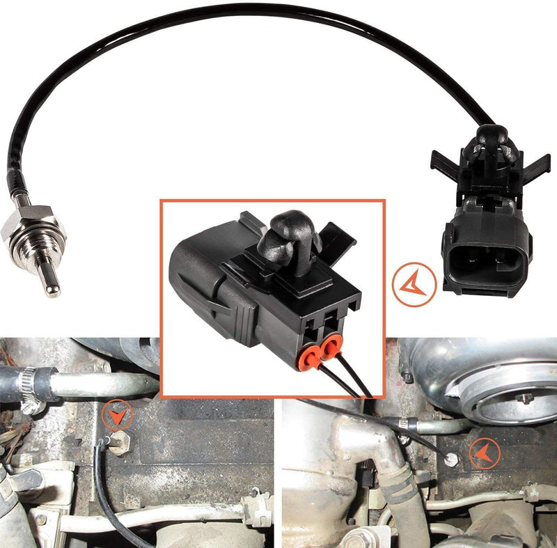 DURAFORCE Intake Air Temperature Sensor 97381182 For 2006-2010 GM LBZ / LMM 6.6L Duramax