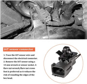 DURAFORCE Intake Air Temperature Sensor 97381182 For 2006-2010 GM LBZ / LMM 6.6L Duramax