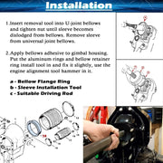DURAFORCE Bellows Sleeve Ring Mercrusier Alpha One Gen II ONLY Replaces 816607 & 18-1728