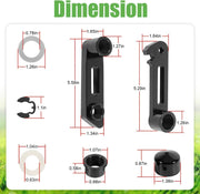 DURAFORCE Idler Arm & Bushing Rebuild Kit for John Deere M143350 M136635 M131119 M111358