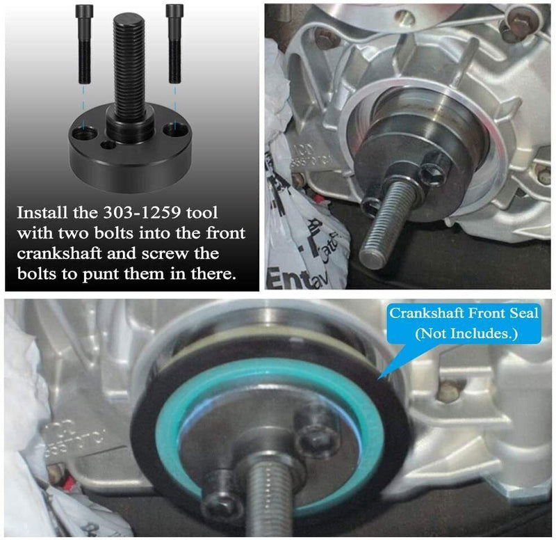 DURAFORCE 303-1259 Crankshaft Front Seal Installer for 6.4L Powerstroke Diesel 2008-2010