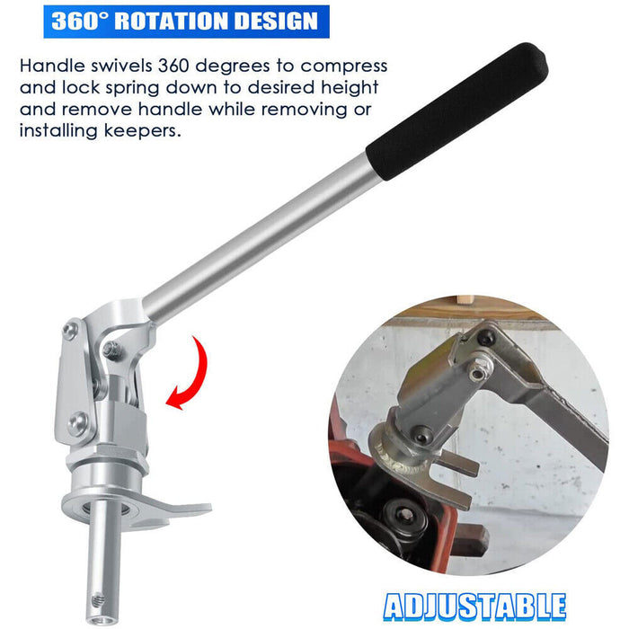 DURAFORCE 66784 Stud Mount Valve Spring Compressor Remove & Install for all 3/8" & 7/16"