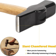 DURAFORCE 0000811-1000 Blacksmith Hammer Knife Making Bladesmith Anvil Forge Tongs Tool