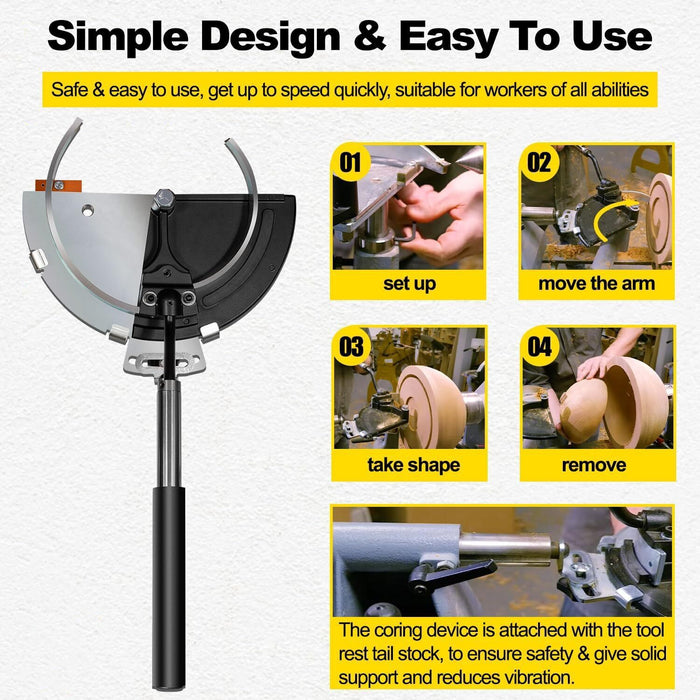 DURAFORCE For Woodcut Bowlsaver Bowl Coring System/Bowlsaver Complete System
