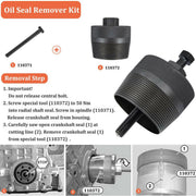 DURAFORCE For BMWN20/26 Engines 2241 Front Crankshaft Seal Installer Removal Tool 110371