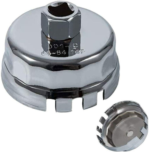 DURAFORCE 64mm Oil Filter Cap Wrench Cup Remover Tool For Toyota Corolla Prius Camry Lexus