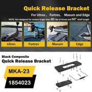 DURAFORCE MKA-23 1854023 Composite Quick Release Bracket for Electric Steer Trolling Motor