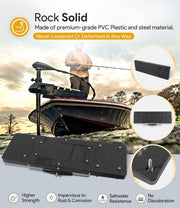 DURAFORCE MKA-23 1854023 Composite Quick Release Bracket for Electric Steer Trolling Motor