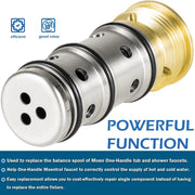 DURAFORCE 1423 Balancing Spool 132343 & 12318 Stop-Check Valve Kit for Moen Tub and Shower