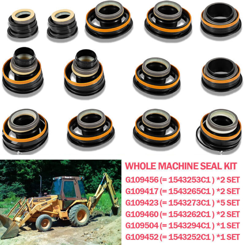 DURAFORCE Whole Machine Hydraulic Cylinder Kit for Case 580C (580CKC) G109456 Seal Kit 580