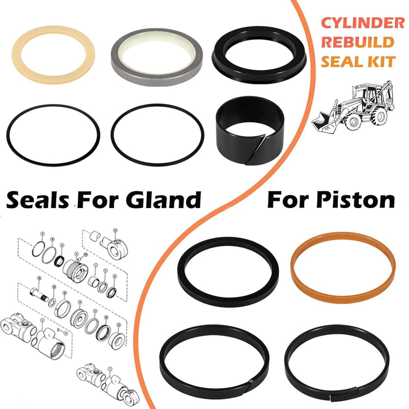 DURAFORCE Whole Machine Hydraulic Cylinder Kit for Case 580C (580CKC) G109456 Seal Kit 580