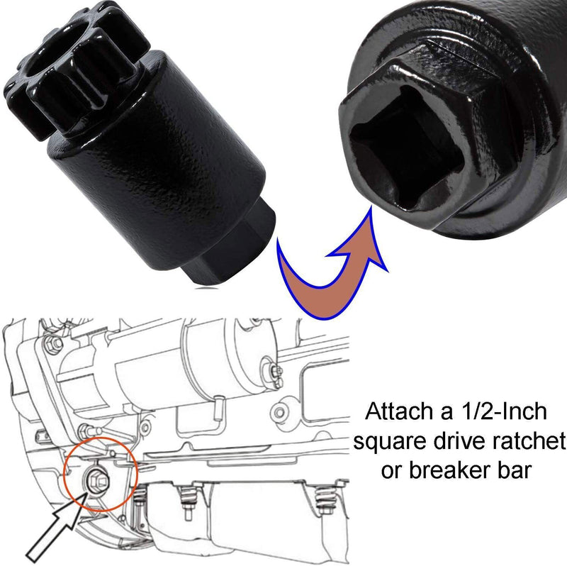 DURAFORCE For Volvo Mack Truck Crankshaft Flywheel Turning Barring Tool 88800014 &88840317