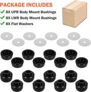 DURAFORCE 7-141 Body & Cab Mount Bushing Kit for 99-14 Silverado Sierra 1500 2500 2/4WD