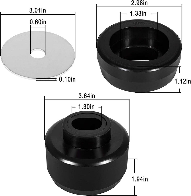 DURAFORCE 7-141 Body & Cab Mount Bushing Kit for 99-14 Silverado Sierra 1500 2500 2/4WD