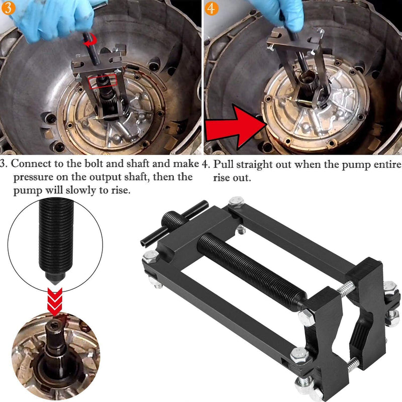 DURAFORCE 0033 Universal Transmission Front Pump Remover Tool J-45053 for Ford Chrysler GM