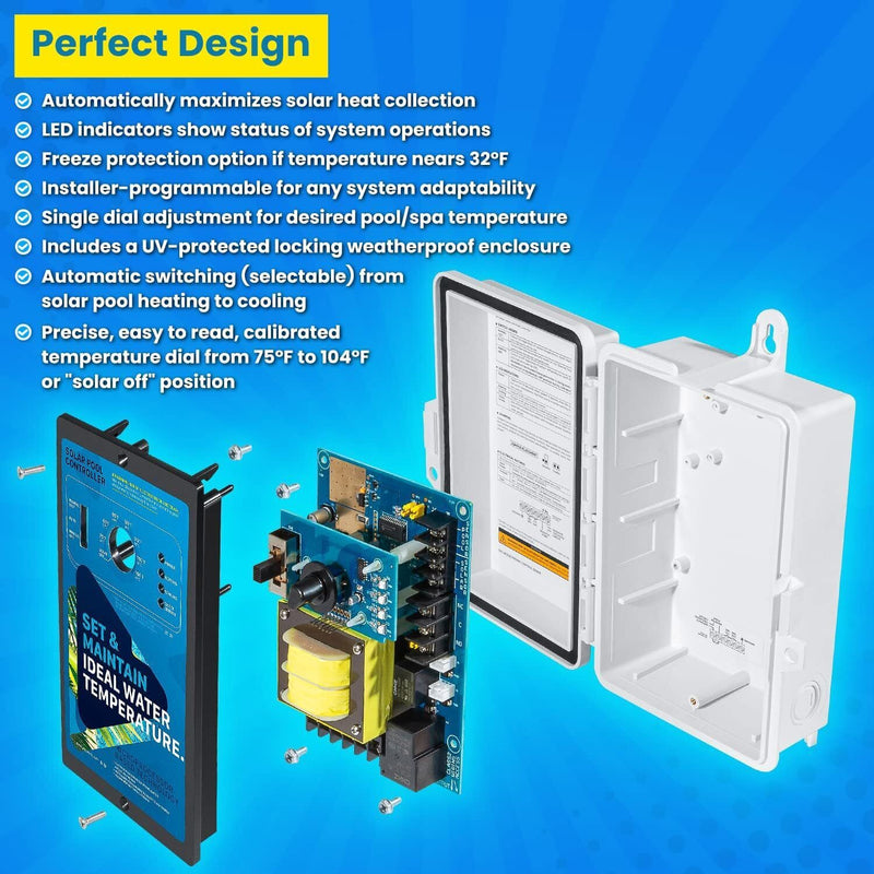 DURAFORCE for Hayward/Goldline Aqua Solar GL-235 Pool Spa Solar Temperature Controller