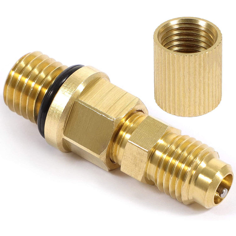 DURAFORCE 6.0L Ford Powerstroke Diesel Fuel Pressure Test Port & Adapter w/ Schrader Valve