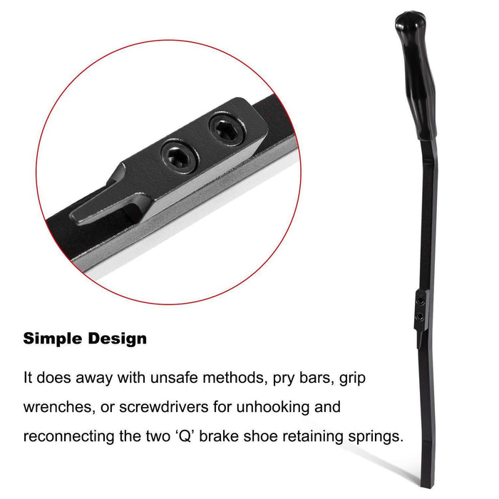 DURAFORCE S-Cam Air Brake Spring Snap Shoes Installer Tool 5081 for Semi-Truck Heavy Duty