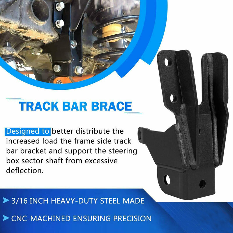 DURAFORCE Front Track Bar Sector Shaft Brace 20-22 for Jeep Gladiator JT 18-22 Wrangler JL