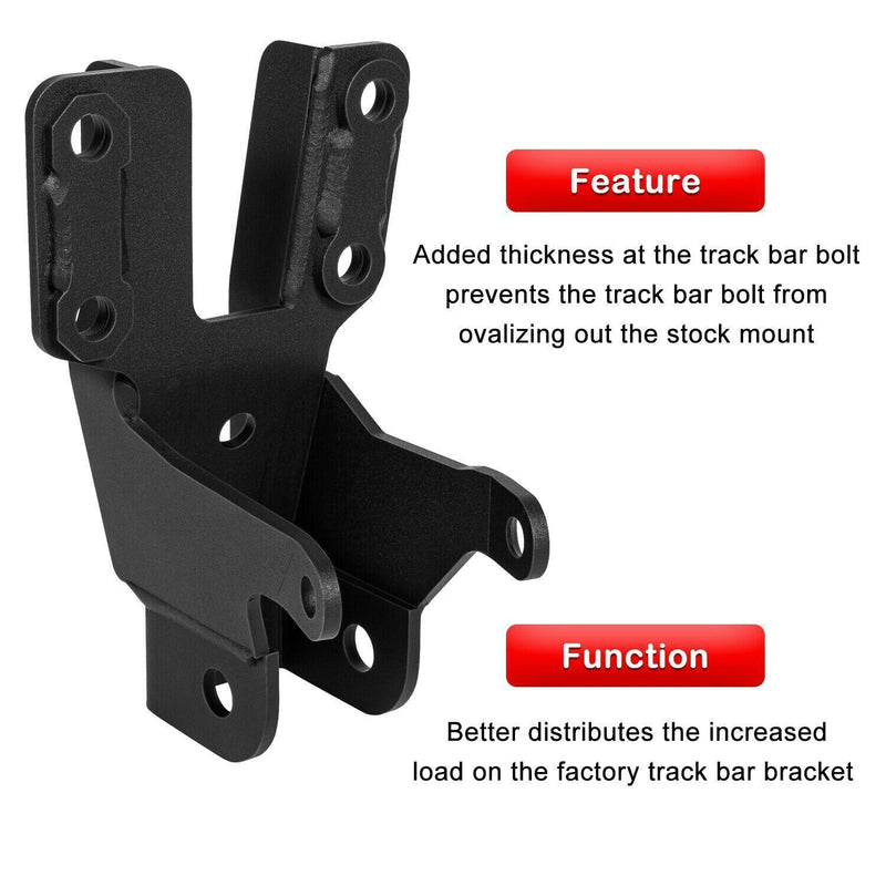 DURAFORCE Front Track Bar Sector Shaft Brace 20-22 for Jeep Gladiator JT 18-22 Wrangler JL