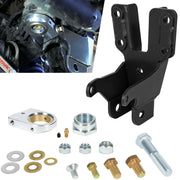 DURAFORCE Front Track Bar Sector Shaft Brace 20-22 for Jeep Gladiator JT 18-22 Wrangler JL