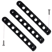 DURAFORCE 5x Aluminum Grab Handle Inserts Cover Trim for Jeep Wrangler JK 2007-2018(Black)