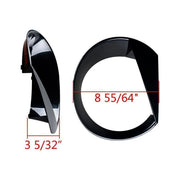 DURAFORCE 2X ABS Angry Bird Front Headlight Bezels Cover Trim for Jeep Renegade 2015-2018
