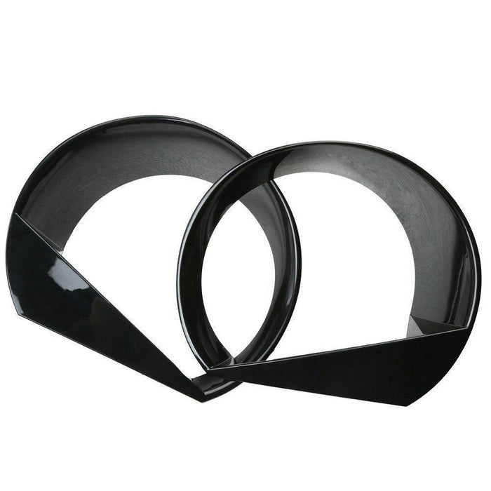 DURAFORCE 2X ABS Angry Bird Front Headlight Bezels Cover Trim for Jeep Renegade 2015-2018