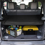 DURAFORCE Trunk Cargo Cover Shade Security Shield for 07~18 Jeep Wrangler JK JKU 4-Doors