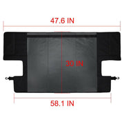DURAFORCE Trunk Cargo Cover Shade Security Shield for 07~18 Jeep Wrangler JK JKU 4-Doors