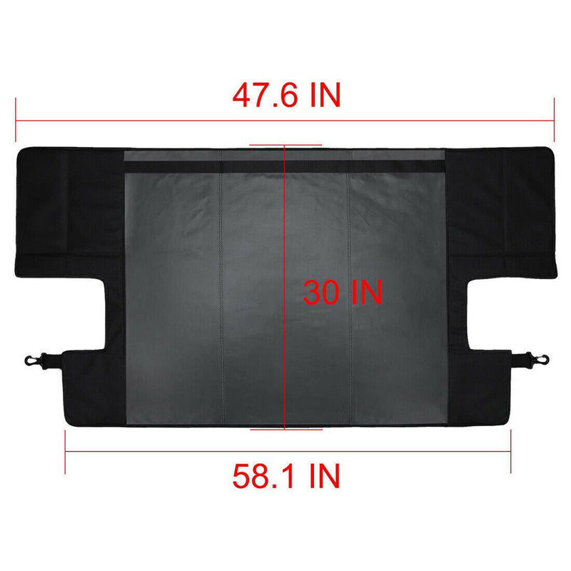 DURAFORCE Trunk Cargo Cover Shade Security Shield for 07~18 Jeep Wrangler JK JKU 4-Doors