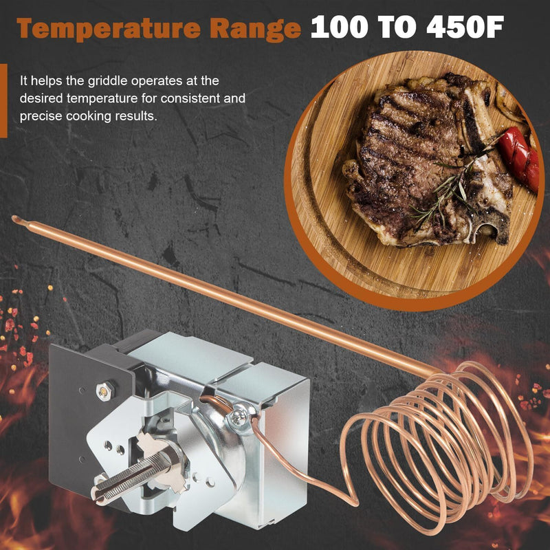 DURAFORCE Replace For STAR MAX GRIDDLE MFG 2T-Z5958 Z5958 SA-100-450 SA-465-36 Thermostat