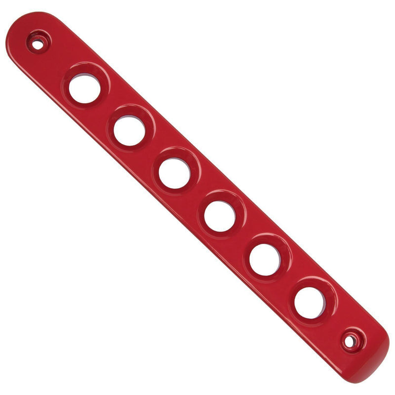 DURAFORCE 5pcs Aluminum Door Grab Handle Cover Trim for Jeep Wrangler JK 2007-2018 (Red)