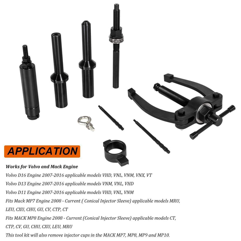DURAFORCE Injector Nozzle/Cup/Sleeve/Tube Remover & Installer Tool For Volvo Mack Truck