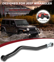 DURAFORCE Front Forged Adjustable Track Bar 1-6" Lift Fit For Jeep Wrangler JK 2007-2018