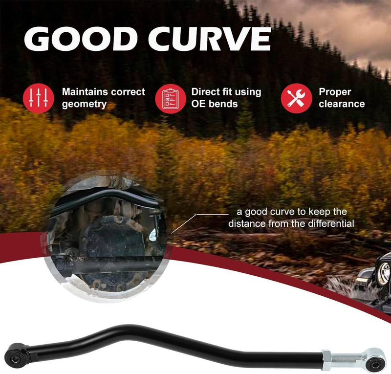 DURAFORCE Front Forged Adjustable Track Bar 1-6" Lift Fit For Jeep Wrangler JK 2007-2018