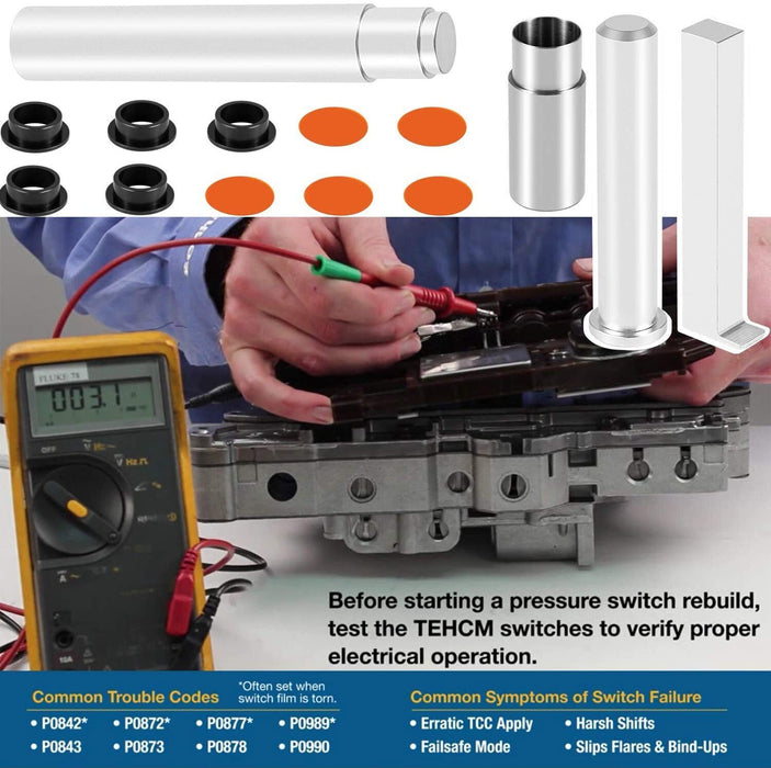 DURAFORCE 124740-TL30 Pressure Switch Install Tool Kit for GM Transmissions 6T70 6T75 6L90