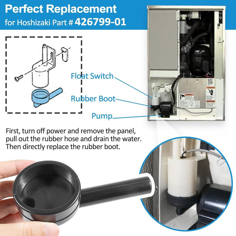 DURAFORCE 426799-01 Float Switch Connector Compatible With Hoshizaki KM-1300, KM-1340
